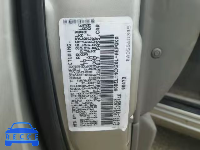 2003 TOYOTA AVALON 4T1BF28B23U329817 image 9