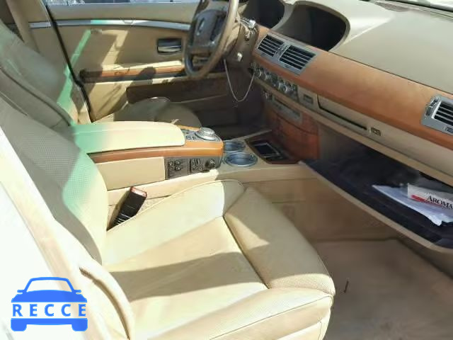 2007 BMW 750 WBAHN83567DT65454 зображення 4