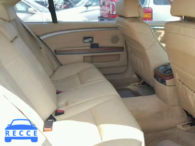 2007 BMW 750 WBAHN83567DT65454 зображення 5