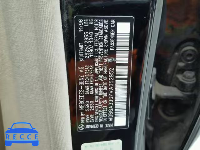 1997 MERCEDES-BENZ S WDBGA33G7VA352952 Bild 9