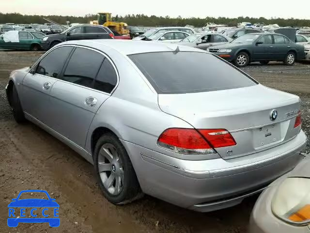 2007 BMW 750 WBAHN83577DT72400 image 2