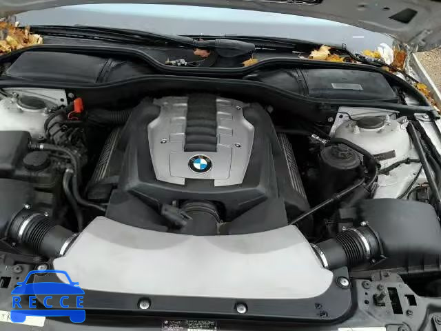 2007 BMW 750 WBAHN83577DT72400 image 6