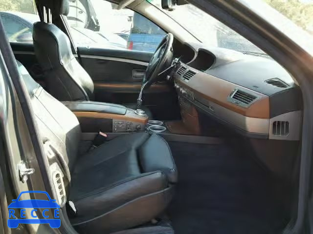 2008 BMW 750 WBAHN83578DT82636 image 4