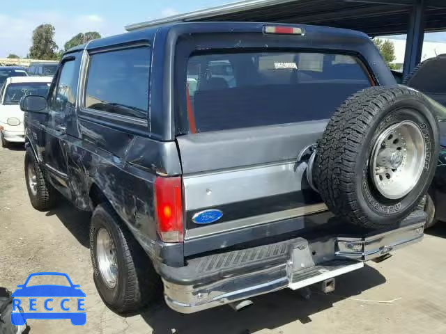 1992 FORD BRONCO 1FMEU15H9NLA31912 image 2