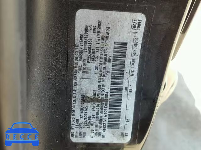 2001 NISSAN QUEST 4N2ZN16T01D805584 зображення 9