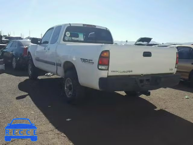 2000 TOYOTA TUNDRA 5TBRT3410YS076287 image 2