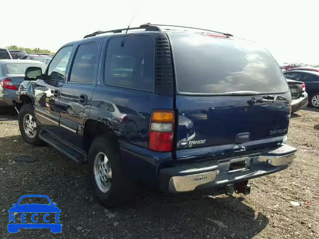 2001 CHEVROLET TAHOE 1GNEC13T51J160001 image 2