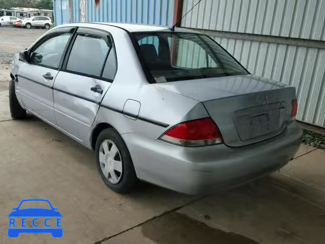 2005 MITSUBISHI LANCER JA3AJ26E25U053880 image 2