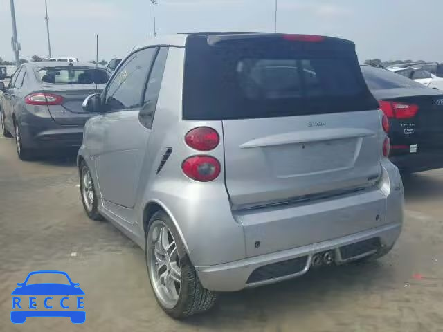 2009 SMART FORTWO WMEEK31X69K257020 image 2