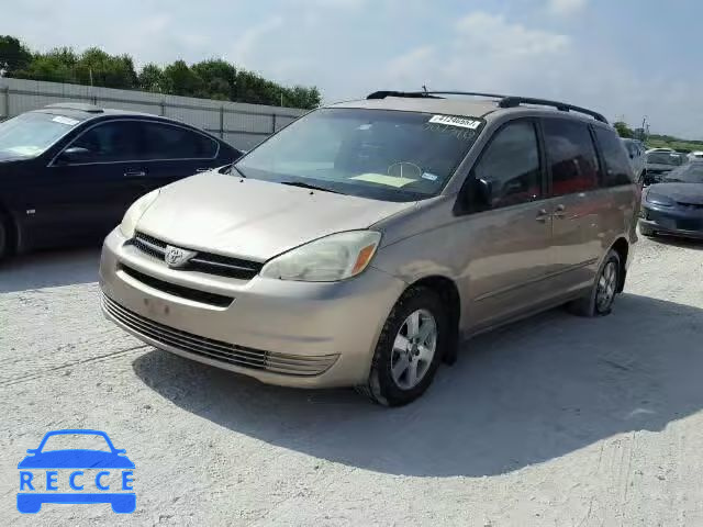 2004 TOYOTA SIENNA 5TDZA23C34S007310 image 1