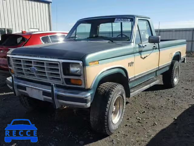 1986 FORD F250 2FTHF26H6GCB52636 image 1