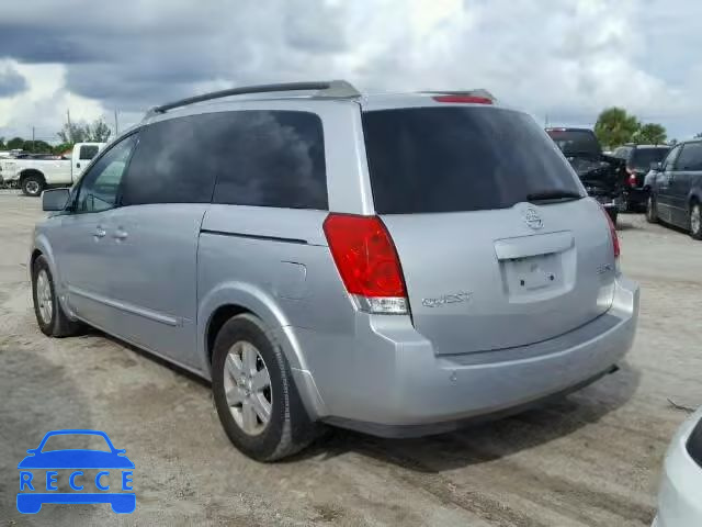 2006 NISSAN QUEST 5N1BV28U06N125259 image 2