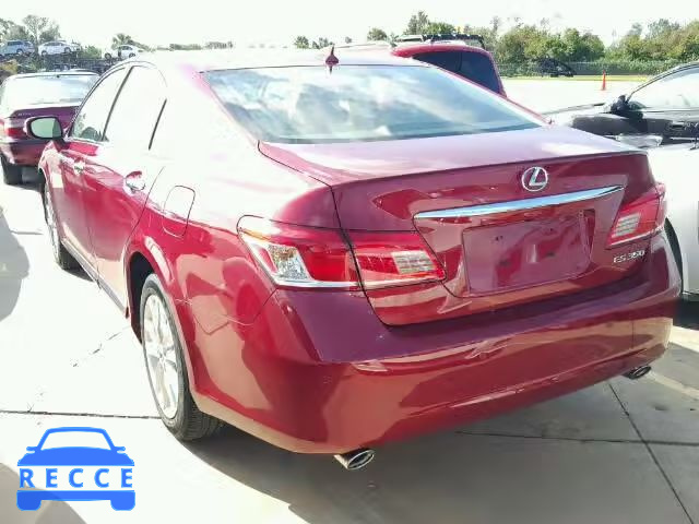 2012 LEXUS ES JTHBK1EG5C2477223 image 2