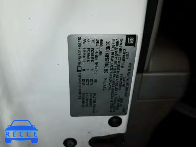 2007 CHEVROLET EQUINOX 2CNDL73F876040180 image 9