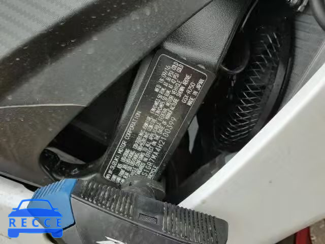 2017 SUZUKI GSX-R750 JS1GR7MA4H2100399 image 9