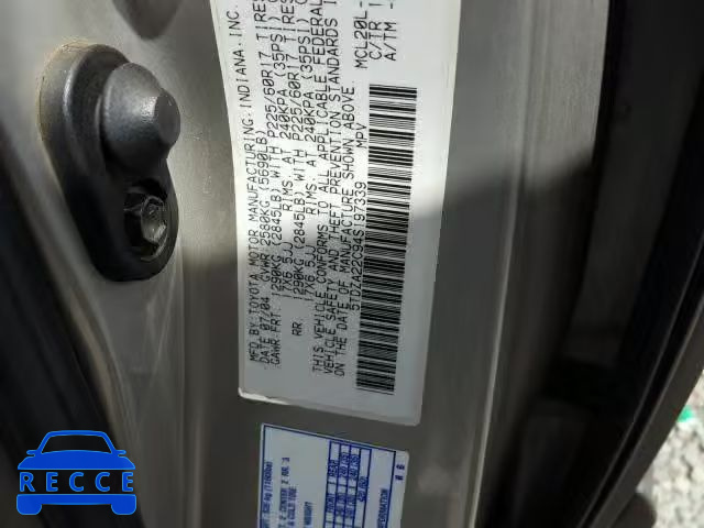 2004 TOYOTA SIENNA 5TDZA22C94S197339 image 9