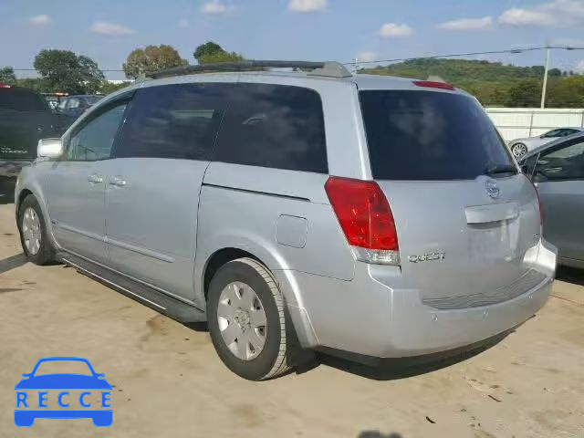 2006 NISSAN QUEST 5N1BV28U36N108827 зображення 2