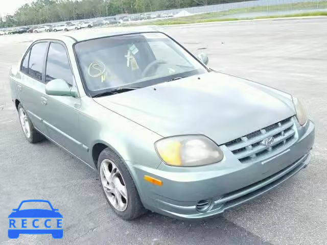 2003 HYUNDAI ACCENT KMHCG45C73U464754 image 0