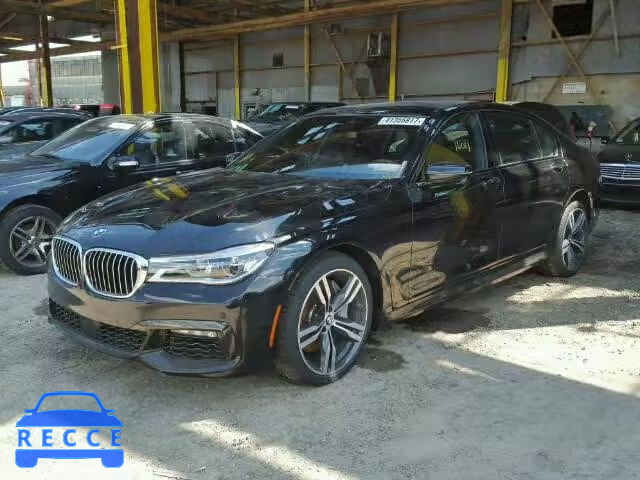 2016 BMW 750 WBA7F2C57GG417596 зображення 1