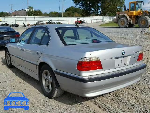 2001 BMW 740 WBAGG83471DN86257 image 2
