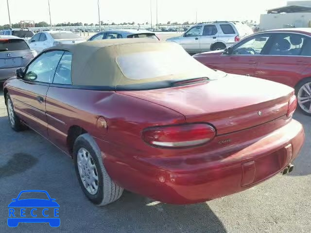 1999 CHRYSLER SEBRING 3C3EL45H8XT603525 image 2