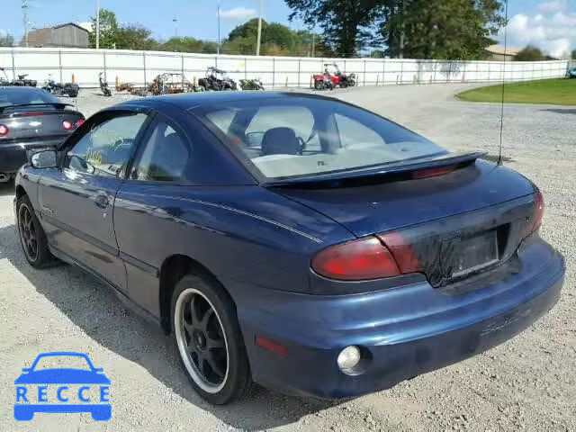 2000 PONTIAC SUNFIRE 1G2JB1242Y7458876 зображення 2