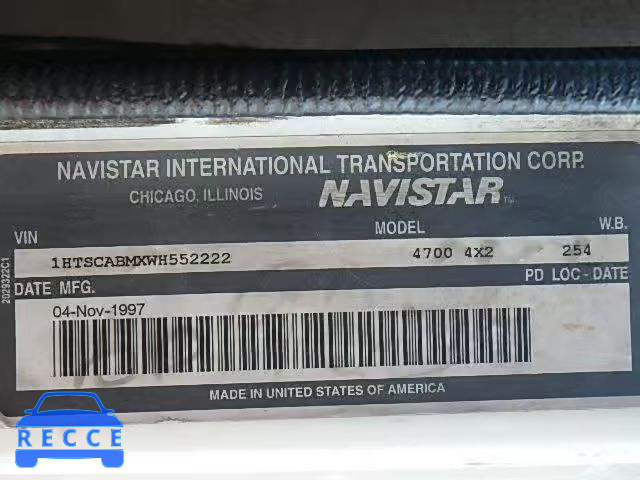 1998 INTERNATIONAL 4000 1HTSCABMXWH552222 image 9