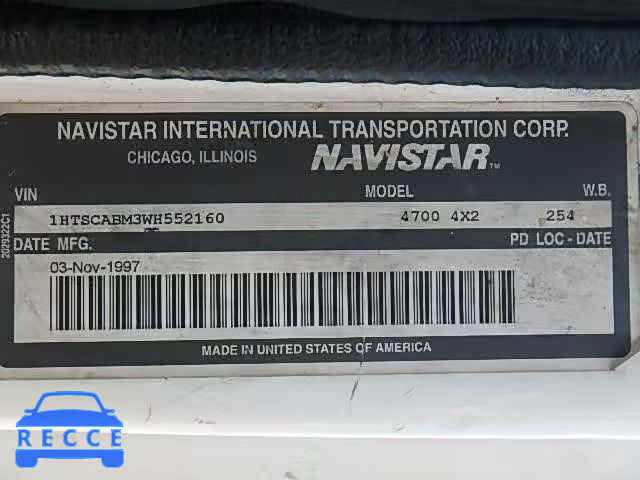 1998 INTERNATIONAL 4000 1HTSCABM3WH552160 image 9
