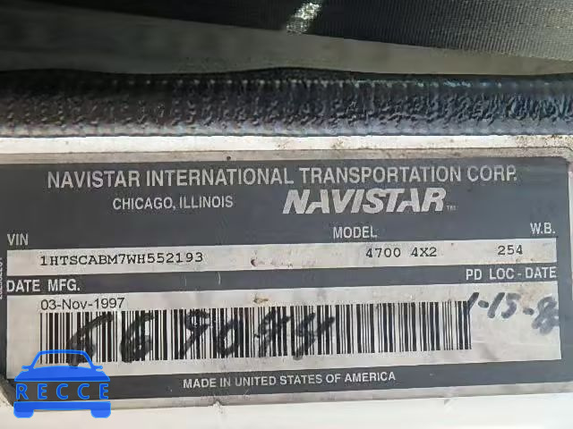 1998 INTERNATIONAL 4000 1HTSCABM7WH552193 image 9