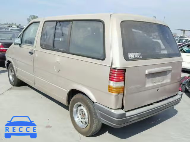 1990 FORD AEROSTAR 1FMCA11U1LZB97015 image 2