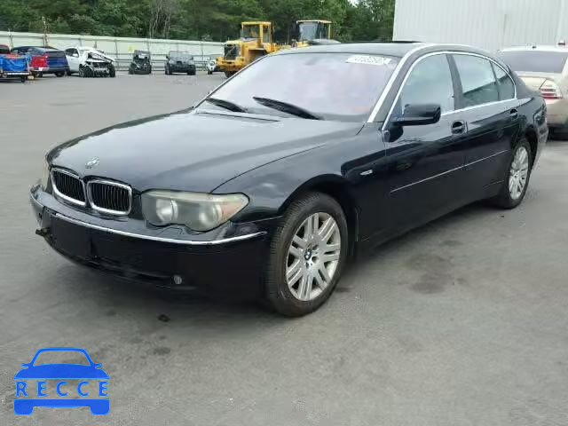 2003 BMW 745 WBAGN63413DR12440 image 1