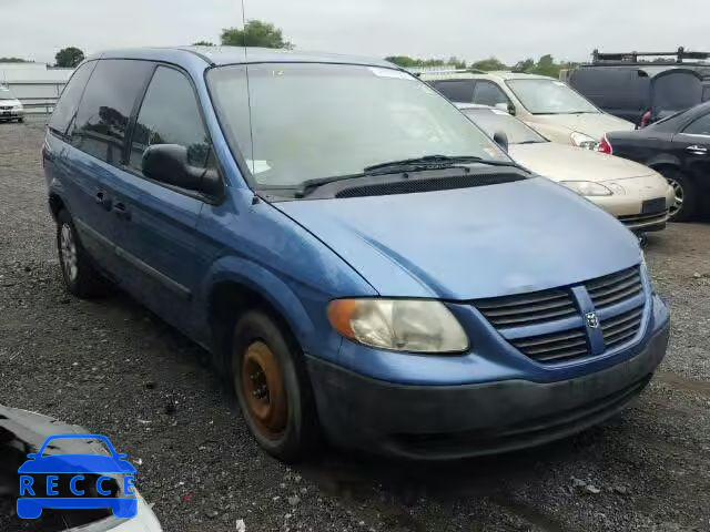 2007 DODGE CARAVAN 1D4GP25E07B222355 зображення 0