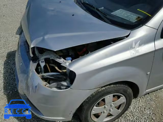 2009 CHEVROLET AVEO KL1TD56E29B614185 image 8