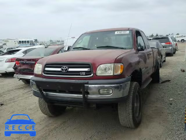 2000 TOYOTA TUNDRA 5TBRT3412YS038432 image 1