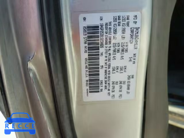 2001 DODGE CARAVAN 1B4GP25391B230826 image 9