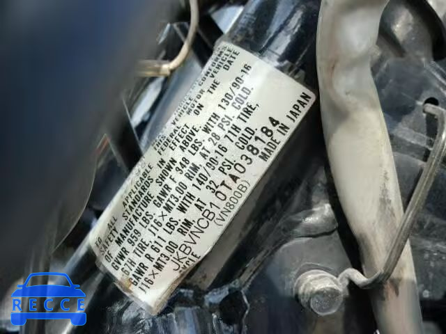 1996 KAWASAKI VN800 JKBVNCB10TA038184 зображення 9
