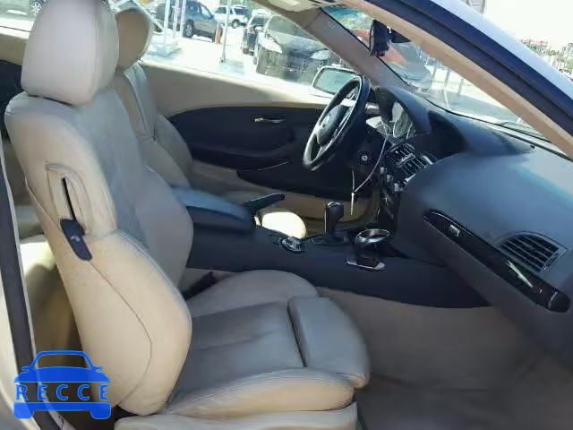 2005 BMW 645 WBAEH73485B191245 зображення 4