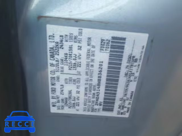 1998 FORD WINDSTAR 2FMDA5148WBB36201 image 9