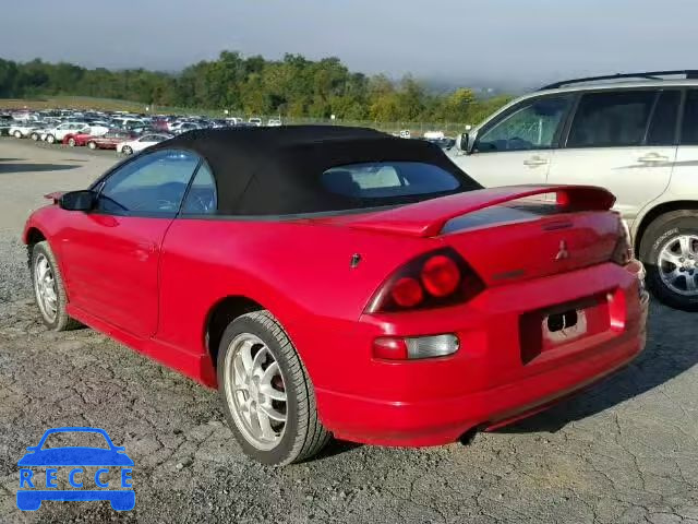 2001 MITSUBISHI ECLIPSE 4A3AE85H21E134934 image 2