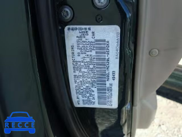 2000 TOYOTA AVALON 4T1BF28B9YU093741 image 9