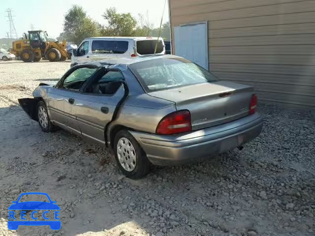 1999 DODGE NEON 1B3ES47C8XD140034 Bild 2