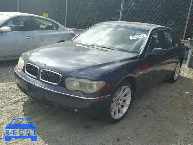 2004 BMW 745 WBAGN63564DS55712 зображення 1