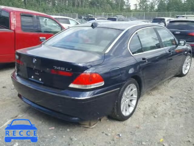 2004 BMW 745 WBAGN63564DS55712 зображення 3