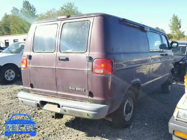 2001 DODGE RAM VAN 2B7JB21Y61K528107 зображення 3