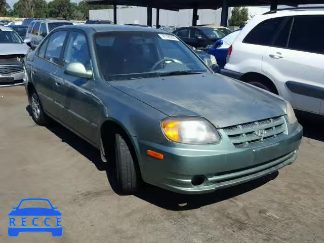 2003 HYUNDAI ACCENT KMHCG45C43U469071 image 0