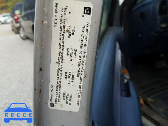 1995 CHEVROLET TAHOE 3GNEK18K5SG108776 Bild 9