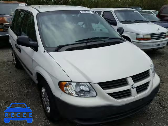 2007 DODGE CARAVAN 1D4GP25B07B217341 зображення 0