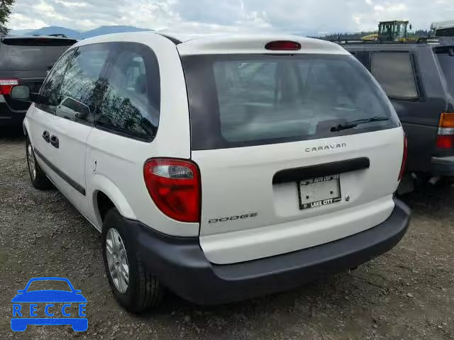 2007 DODGE CARAVAN 1D4GP25B07B217341 зображення 2