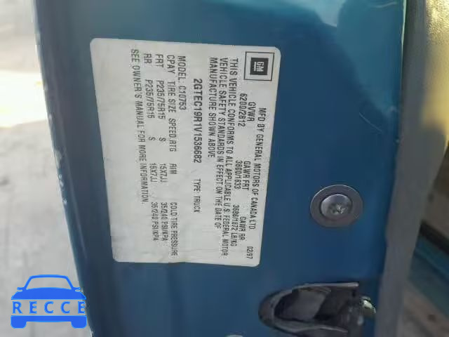 1997 GMC SIERRA 2GTEC19R1V1536682 image 9