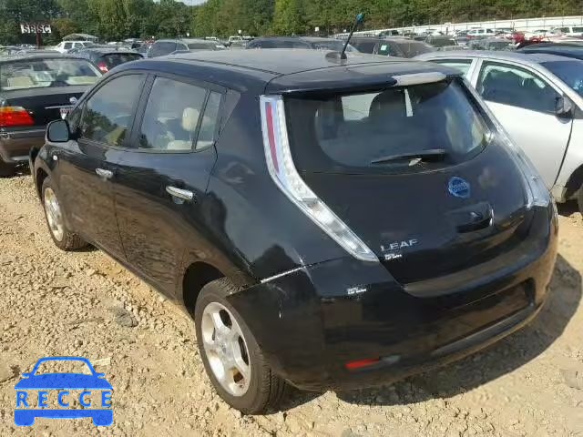 2011 NISSAN LEAF JN1AZ0CP7BT009463 зображення 2